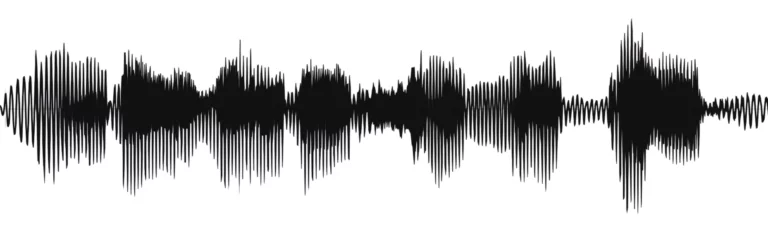 A mono audio file, with a single channel