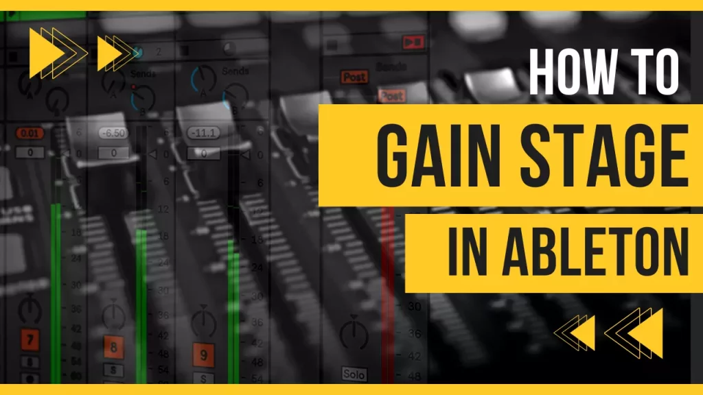 gain staging ableton